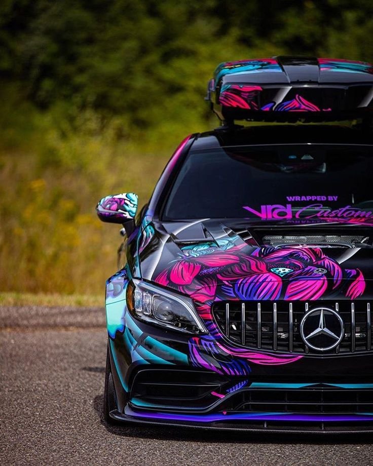 Mercedes Car Wrap