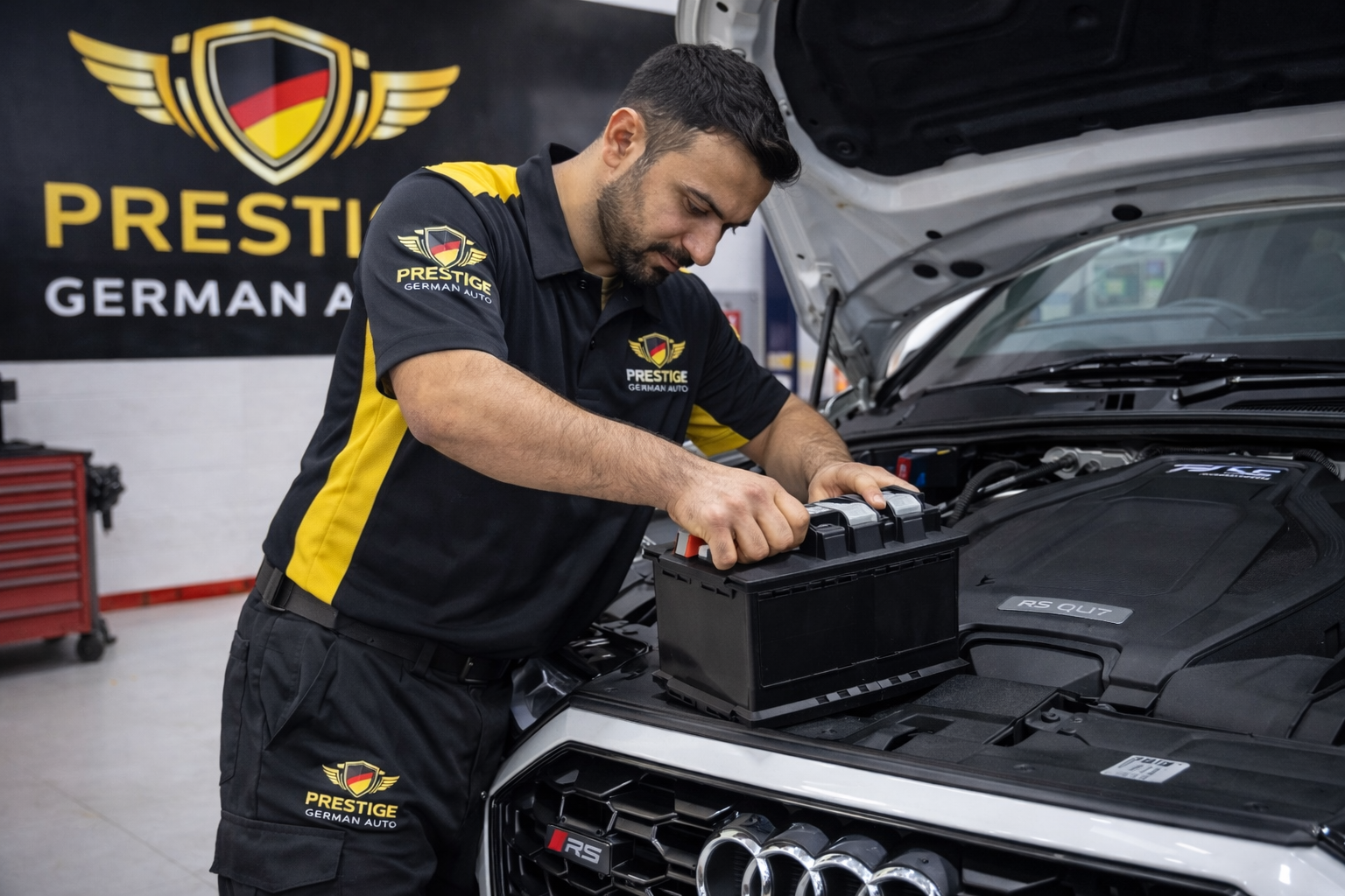 Audi repair workshop Dubai — Prestige German Auto