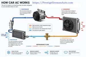 Mercedes C-Class AC Repair Dubai | Compressor Specialist